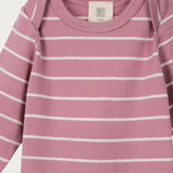 Merino Bodysuit - Blossom Stripe