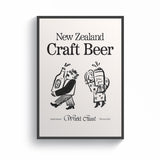 Craft Beer - A3 Poster Framed