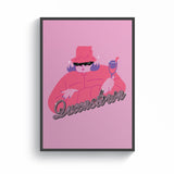 Queenstown Chick - A3 Poster Framed