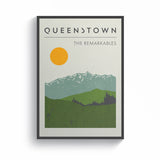 The Remarkables - A3 Poster Framed
