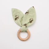 Organic Bunny Ears Teether - Meadow