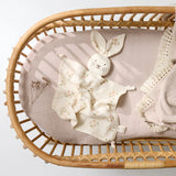 Organic Muslin Bunny Lovey - Daisy