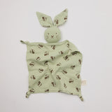 Organic Muslin Bunny Lovey - Meadow