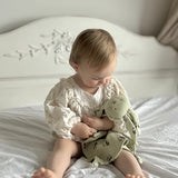 Organic Muslin Bunny Lovey - Meadow