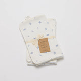 Organic Muslin Burp Cloth - Set of 2 - Enchanted Garden