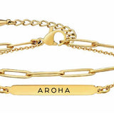 Aroha Double Chain Bracelet