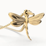 Dragonfly 18K Gold plated Necklace