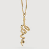 Love Snake 18K Gold plated Necklace