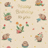 Birthday Hedgehogs - Card