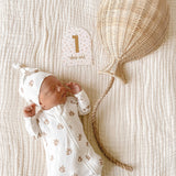 Baby Milestone Cards Broderie