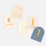 Baby Milestone Cards Broderie