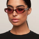 Otra Sunnies - Cami - Pearl Chocolate/ Pink