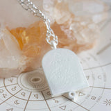 Cancer Zodiac Necklace - Silver