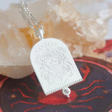 Cancer Zodiac Necklace - Silver