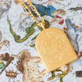 Cancer Zodiac Necklace - Gold