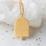 Capricorn Zodiac Necklace - Gold