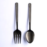 Salad Servers - Classic Charcoal