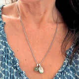 Paua & Kina Shell Pair Necklace