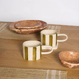 Fenton Stripe Mug - Olive Stripe