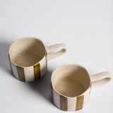 Fenton Stripe Mug - Olive Stripe