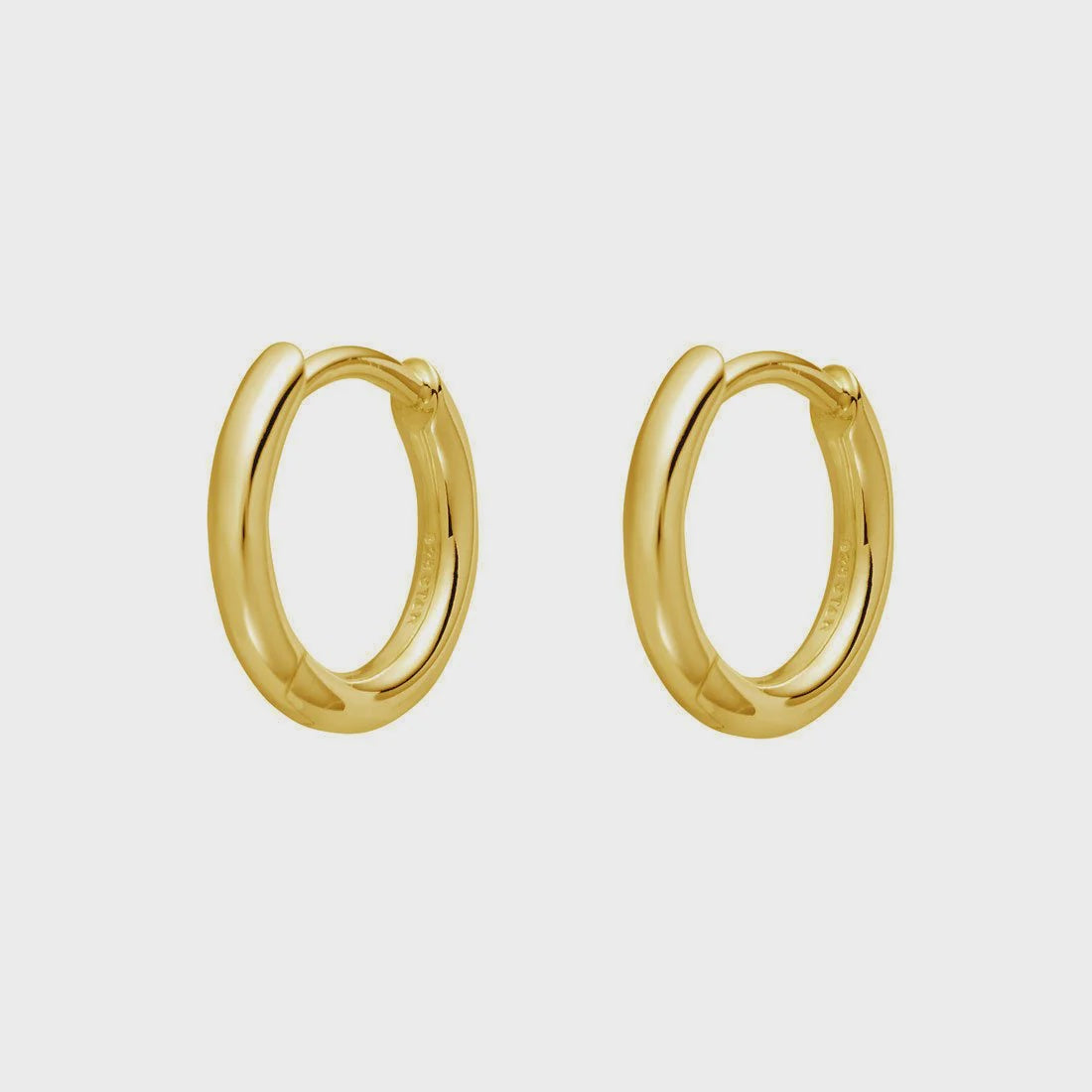 Huggies Hand Rings Delicate Round Huggies Gold – Brandland