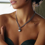 Barley Necklace Maxi Steel