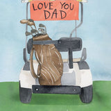Golf Cart Dad - Card