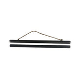 Poster Hanger Magnetic 2Pc Black - 55cm