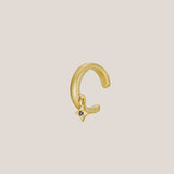 Lucky Star Ear Cuff - Gold Black