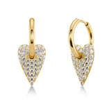 Amore Sparkle Hoops L Gold