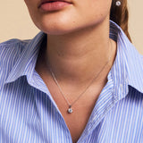 Crown Necklace L Steel