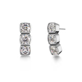 Gemma Studs Triple Steel