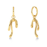 Lace Hoops Gold