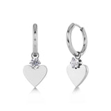 Love Spark Hoops Steel