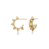 Peak Hoops Mini Gold