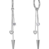 Peak Hoops Multi Heart Steel