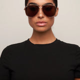Otra Sunnies - Era - Gold/Smokey Brown