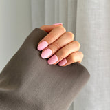 Pressing Nails - Pink Oval (gel)