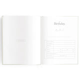 Baby Book Sage Stripe Boxed