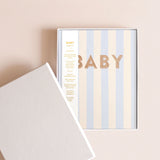 Baby Book Cloud Stripe Boxed