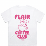 Flair - The Coffee Club Tee  - White