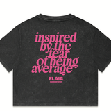 Flair - Inspired By The Fear Tee - Black Stonewash