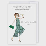# Gorgeous Friend - Card