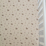 Fitted Cot Sheet Woodlands