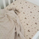 Fitted Cot Sheet Woodlands