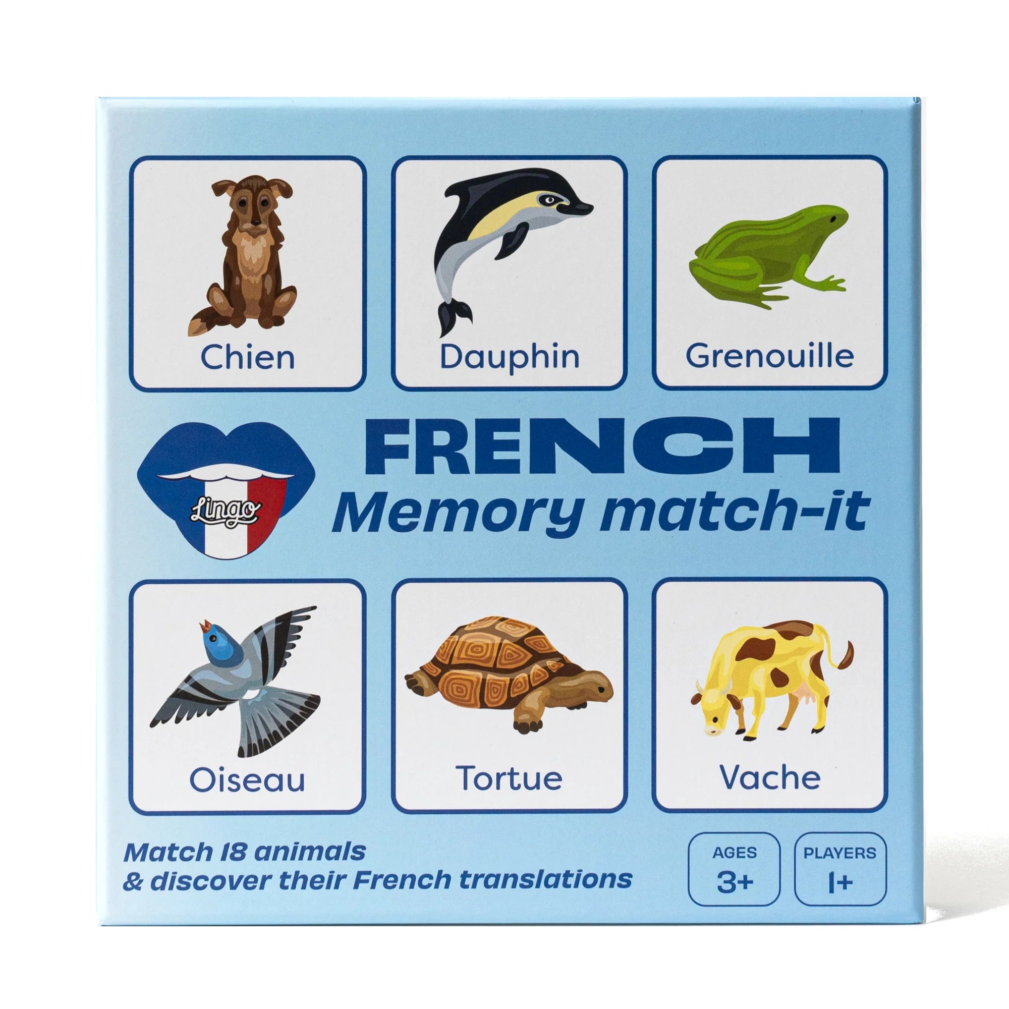 Lingo Animals Memory Match-It Game