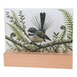 Fantail Glass Plaque