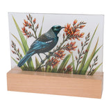 Tui Glass Plaque