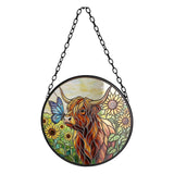 Highland Cow Suncatcher 25cm