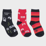 Game On Kids Crew Socks Pack of 3